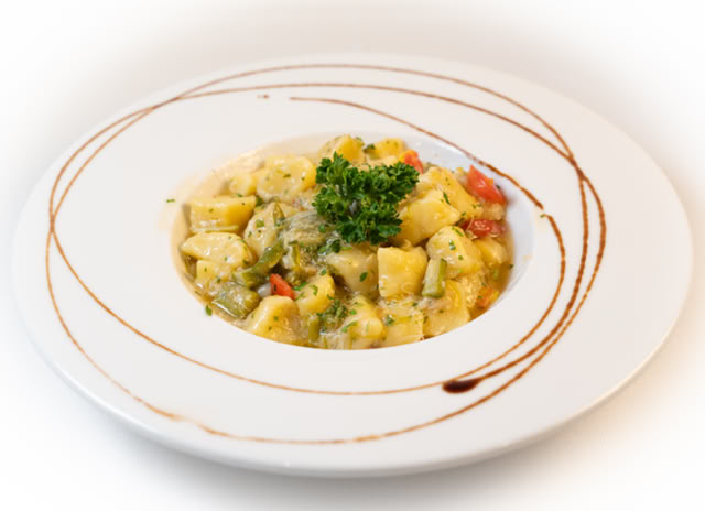 Gnocchi fatti in casa con granseola